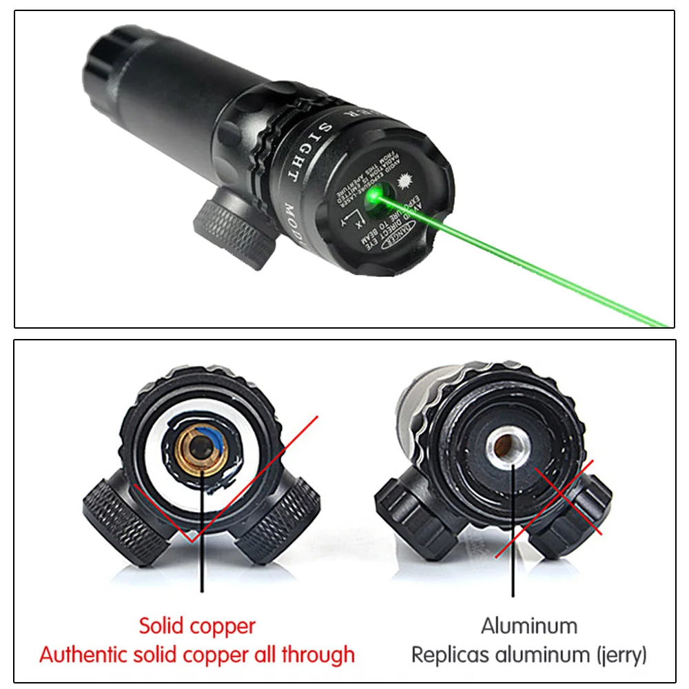 

Tactical 5mw Red Laser Sight Rifle Scope Riflescope Designator 20mm Mount Tail Switch For Hunting