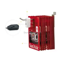 500 штук EAS пластиковая подставка для демонстрации товаров крюк блокиратор кража СТОП ЗАМОК pegboard slatwall с 5 шт. detacher магнитные ключи