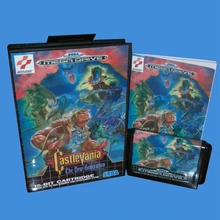 Castlevania Новинка поколения с коробкой и ручной 16bit MD карточная игра для sega Mega Drive для Genesis