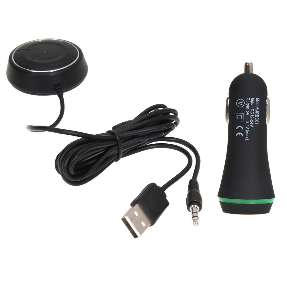 2016 New NFC Bluetooth v4 0 Hands Free Car Kit Stereo Music Receiver Aux Speaker
