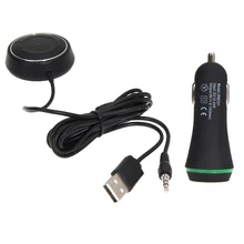 2016 Nueva NFC Bluetooth v4.0 Manos Libres Kit de Coche Receptor de Música Estéreo y Altavoz Aux