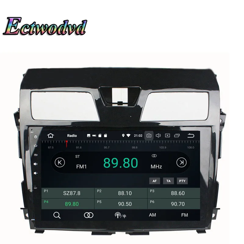 Clearance Ectwodvd Octa Core 4G RAM 64G ROM Android 9.0 Car Multimedia DVD Player GPS HeadUnit for Nissan Tenna 2013 2014 2015 6