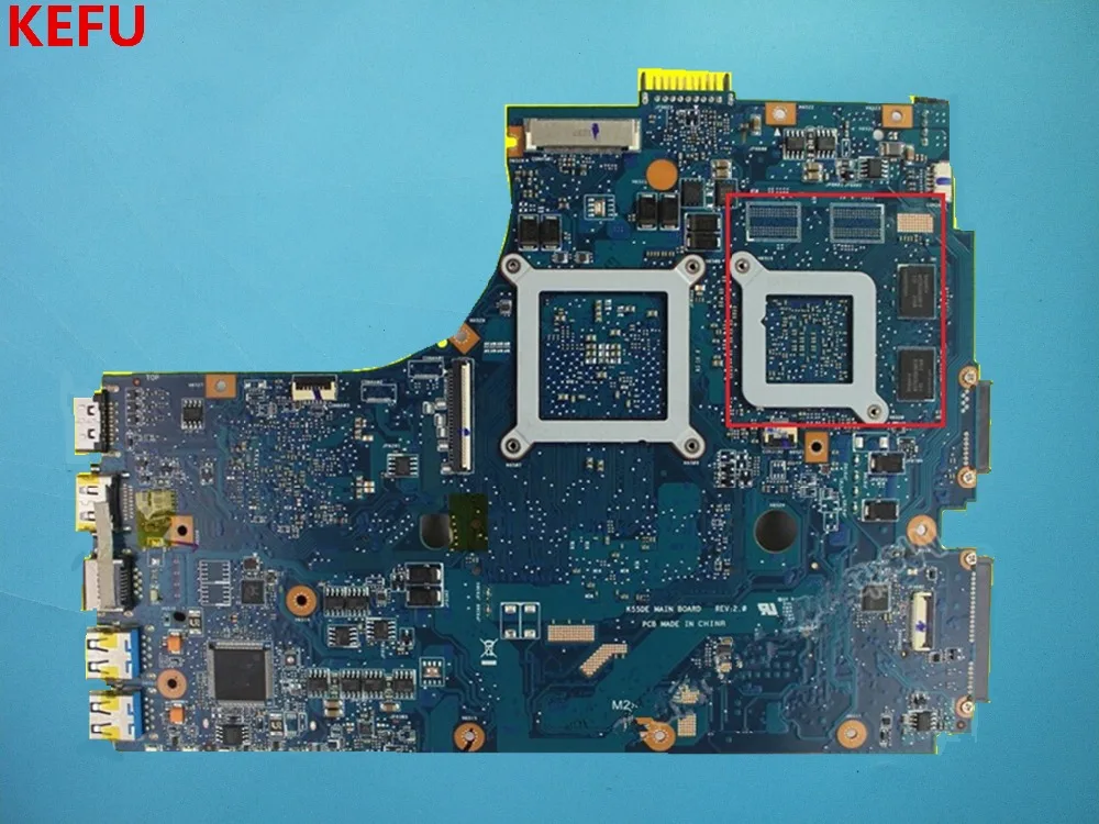 

KEFU For ASUS K55DE K55DR K55D mainboard DDR3 rev2.0 laptop motherboard 100% tested Warranty