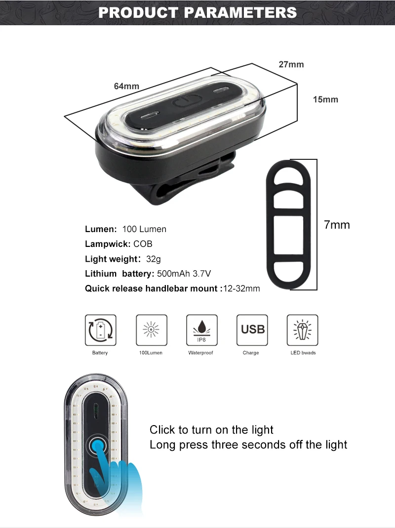 Discount PCycling Bicycle Light Red Rear Light 100 Lumen COB Led 6 Modes IP8 Waterproof Light USB Charge Bike Lamp Cycling Accessories 3 Discount PCycling Bicycle Light Red Rear Light 100 Lumen COB Led 6 Modes IP8 Waterproof Light USB Charge Bike Lamp Cycling Accessories 3