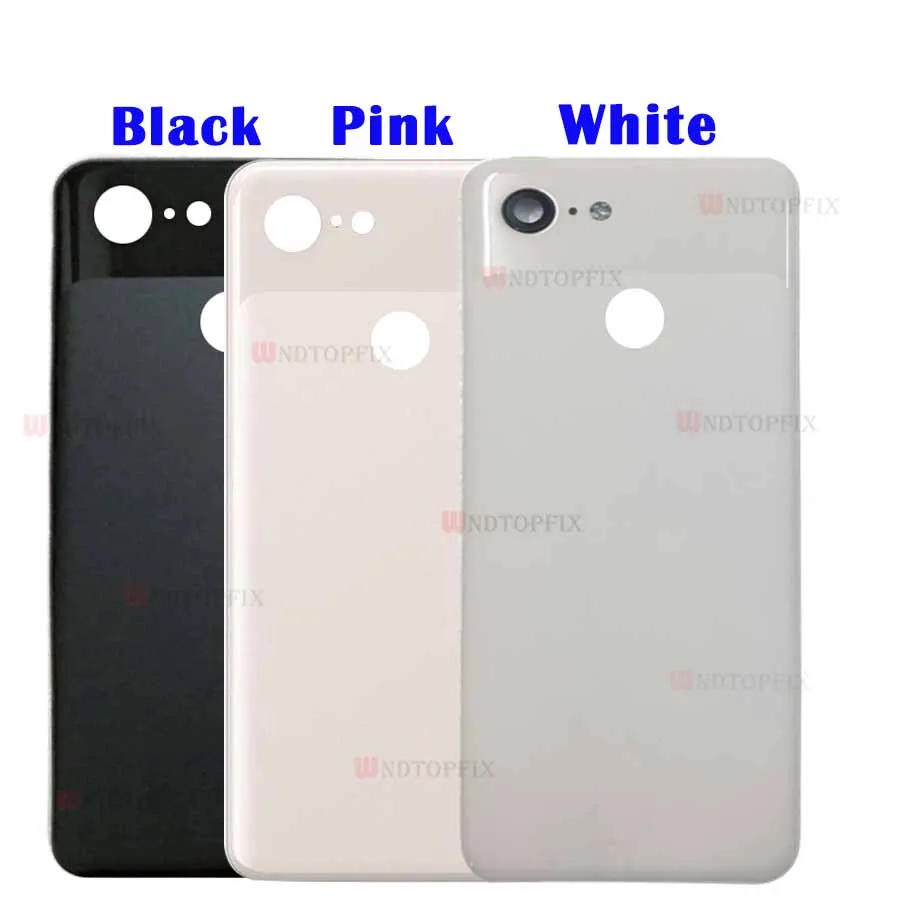 Новинка,, для 5," htc Google Pixel 3, стеклянная задняя крышка для батареи, чехол+ отпечаток пальца+ стеклянный объектив для Google Pixel 3, задний корпус