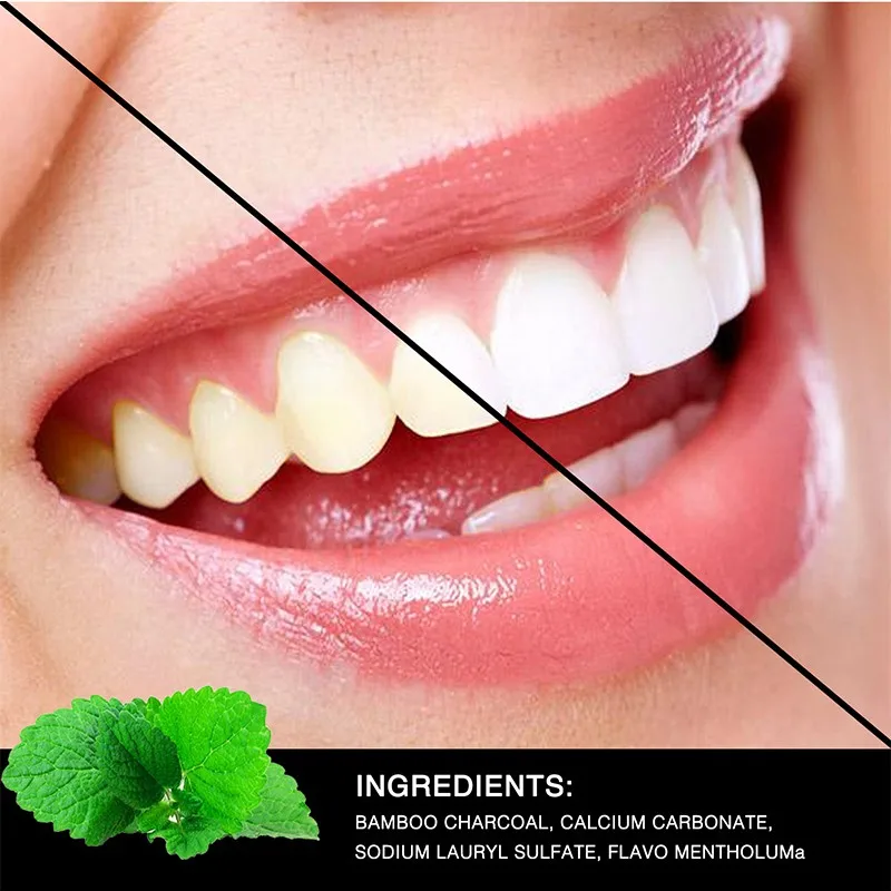 Цитрусовые Samurai Mint Tooth зубной порошок Botanically отбеливание зубов Clean Clear Cavity Remineralizing Fluoride