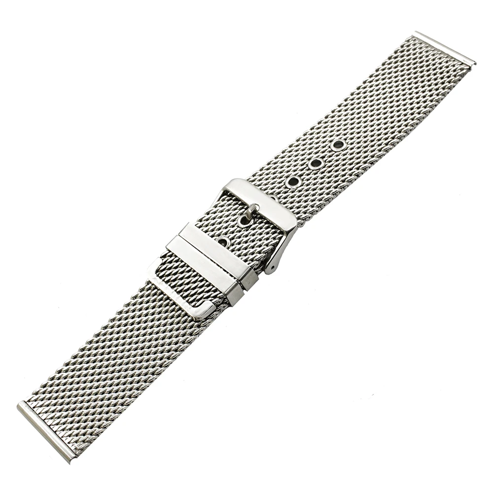 24 мм Миланской Нержавеющая сталь ремешок для наручных часов для sony Smartwatch 2 SW2 Для мужчин Для женщин металлический ремень петли на запястье браслет черный+ булавки