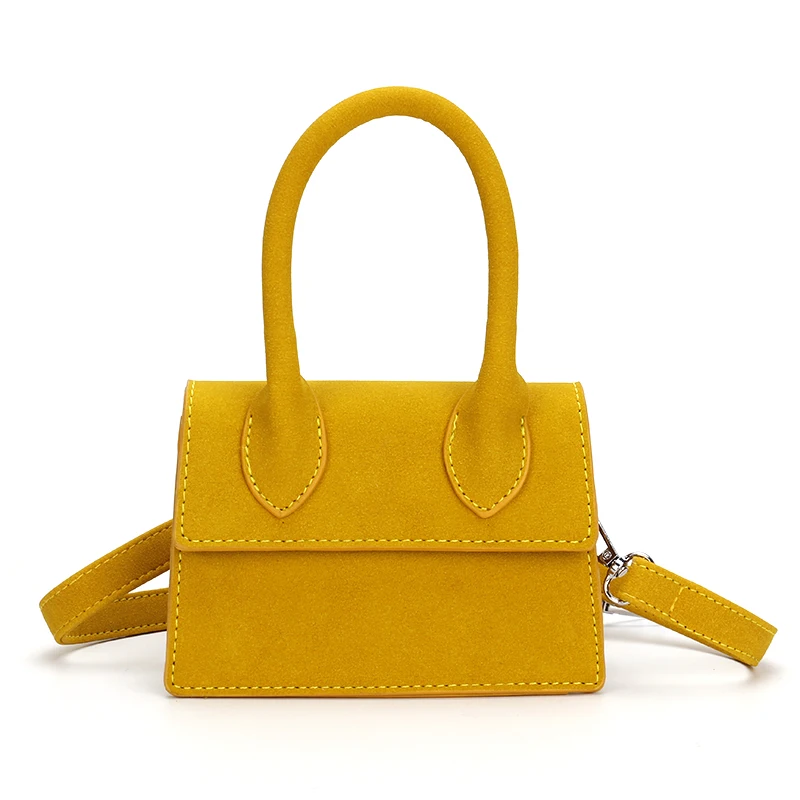 الأزياء البسيطة Nubuck الأعلى مقبض حقائب للنساء 2019 محفظة صغيرة حقائب السيدات الفتيات الكتف حقيبة ساعي الهاتف حقيبة شيك