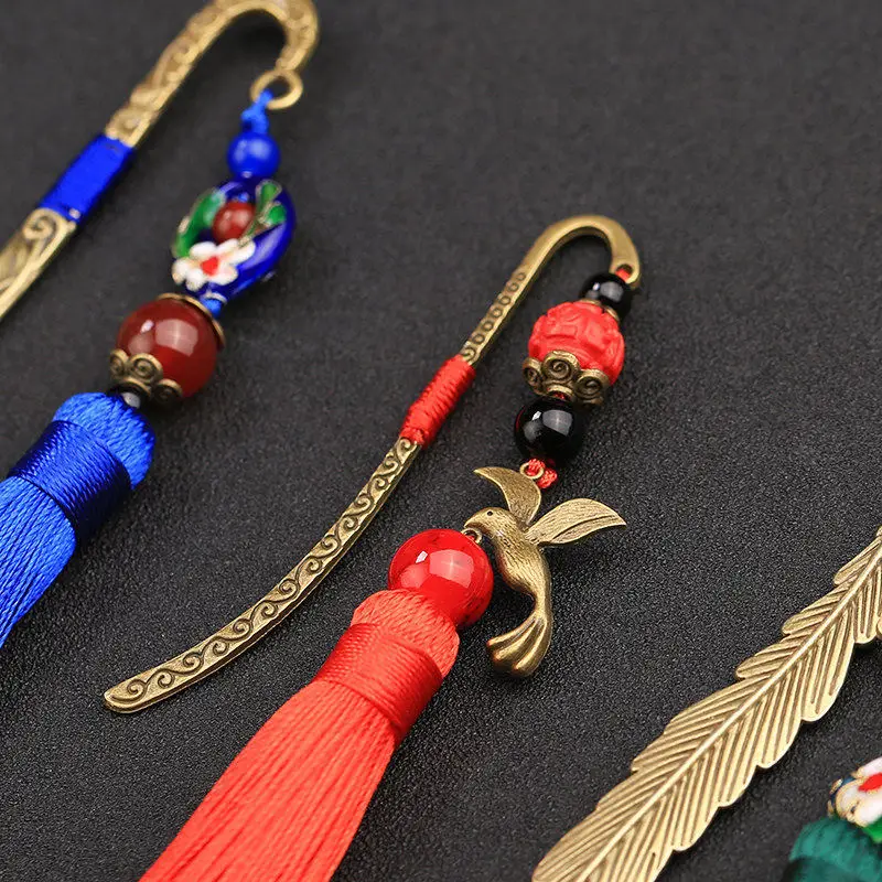 

Hot Classical exquisite vajra bodhi Metal Book Markers Metal Bookmark For Books Paper Clips Office Supplies gift for kids