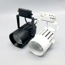 40 Вт COB светодиодный трек прожектор треки лампа для внутреннего кухонного домашнего освещения AC85V~ 265V с белым корпусом CE ROHS Гарантия 3 года