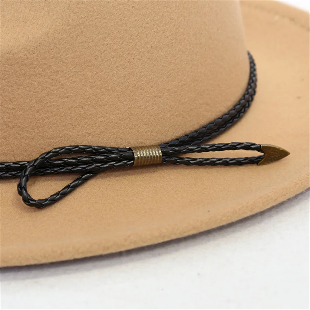 Женская и Мужская шерстяная фетровая шляпа унисекс Панама шляпа с широкими полями с поясом Gorras Para Hombre Chapeau Femme Ete BL