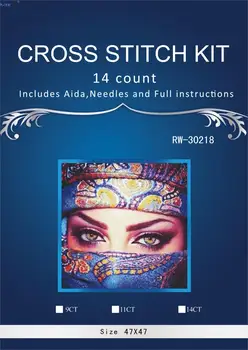 

oneroom The masked womancross stitch set DIY 14CT unprinted needlework kits counted dmc threads cross stitch RW-30218