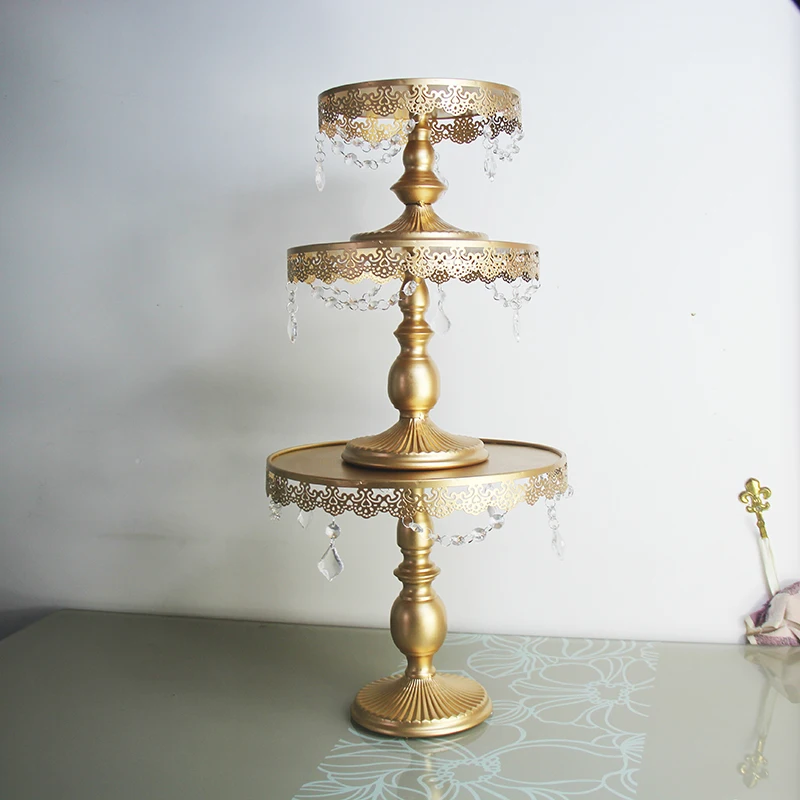 White Metal Iron Cake Stand White Metal Iron Cake Stand