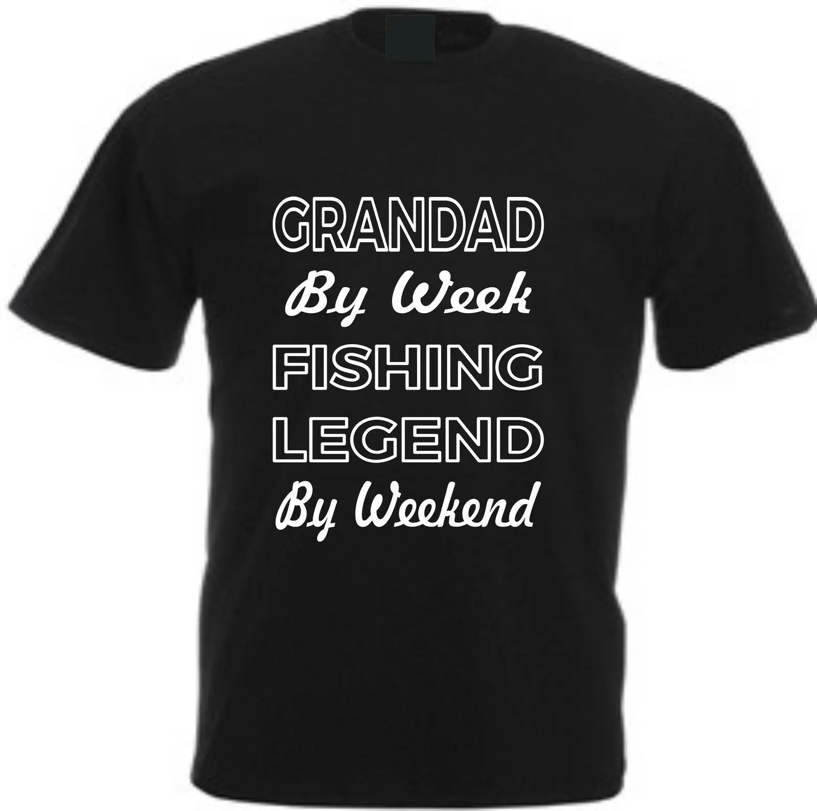 GRANDAD FISHING LEGEND забавная футболка подарок снасти карп окунь Рождественский с