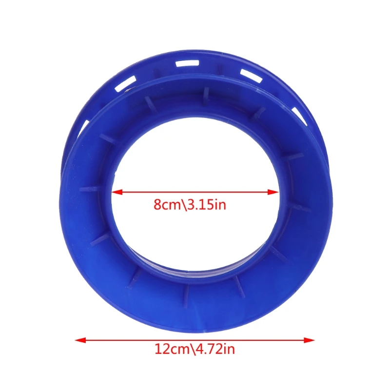 

Fishing Line Coiling Plate Plastic Handle Wire Winding Circular Main Coil Board Y51D