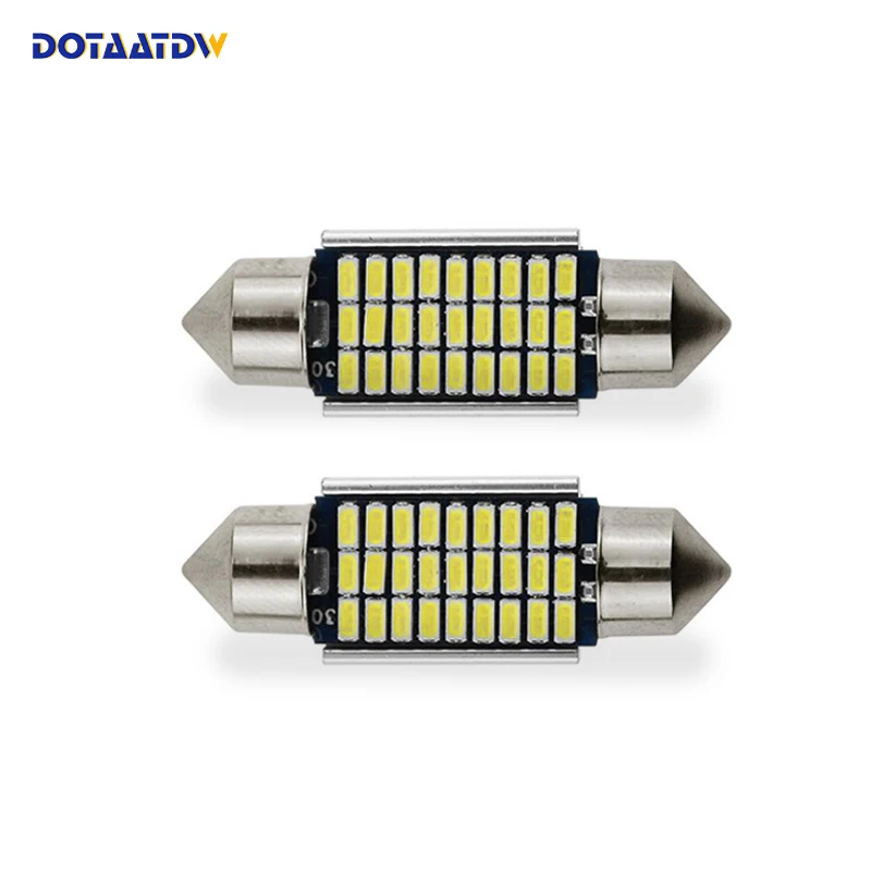 DOTAATDW 2x Светодиодный светильник для автомобиля 3014 SMD чистый белый светодиодный 31
