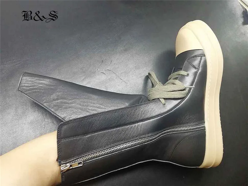 Черные и уличные S/S эксклюзивные кроссовки с резиновой подошвой, реальное изображение, новые роскошные кроссовки из натуральной кожи