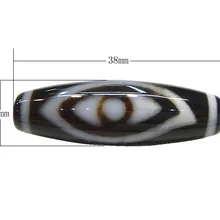 Высокое качество, натуральный агат, глаза Феникса, отличное качество, бусины из овалтибетского дзи, бусины, продается по лоту, 1 шт. в партии
