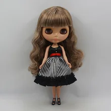 Кукла телесного цвета для серий No.230BL0623340 коричневый микс волос подходит для DIY сменная игрушка для девочек