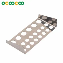 B100 пористый Нержавеющая сталь пигментные чернила для татуажа пластина-зеркало заднего вида, как серебро