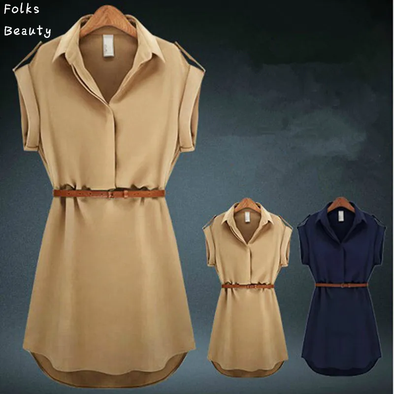 Женское платье большого размера летнее короткое ТРАПЕЦИЕВИДНОЕ однотонное