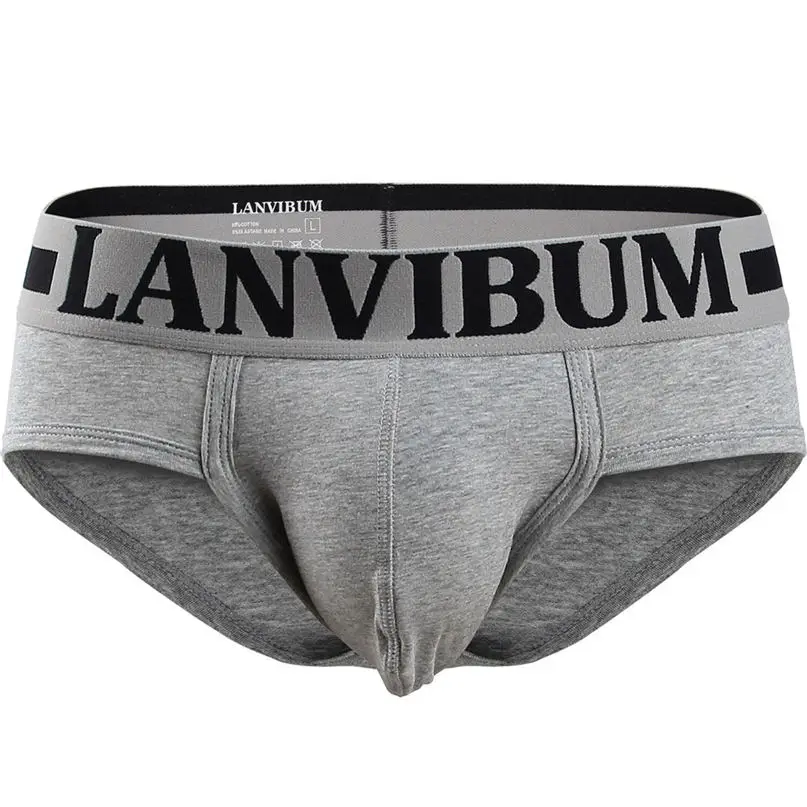 Comfortable Briefs Men Sexy Swimwear Underwear Letter Printed Boxer Briefs Shorts Bulge Pouch Underpants mens swim thong #2D27 (28)