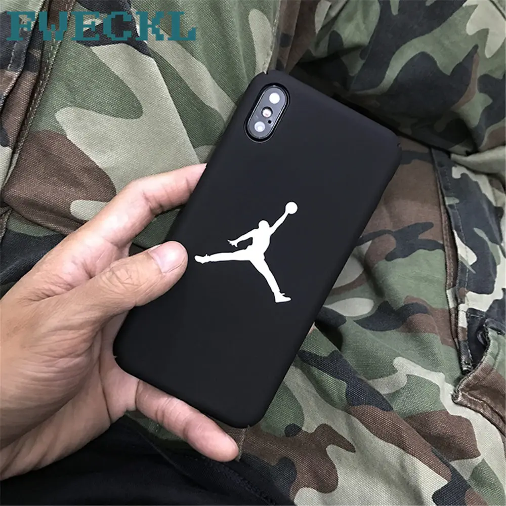 Goede Super Basketbal Jordan Michael Telefoon Tassen Case Voor iphone 5 5 S SE 6 6 s 7 8 plus X Case Scrub slim Back Hard PC Case NBA Coque