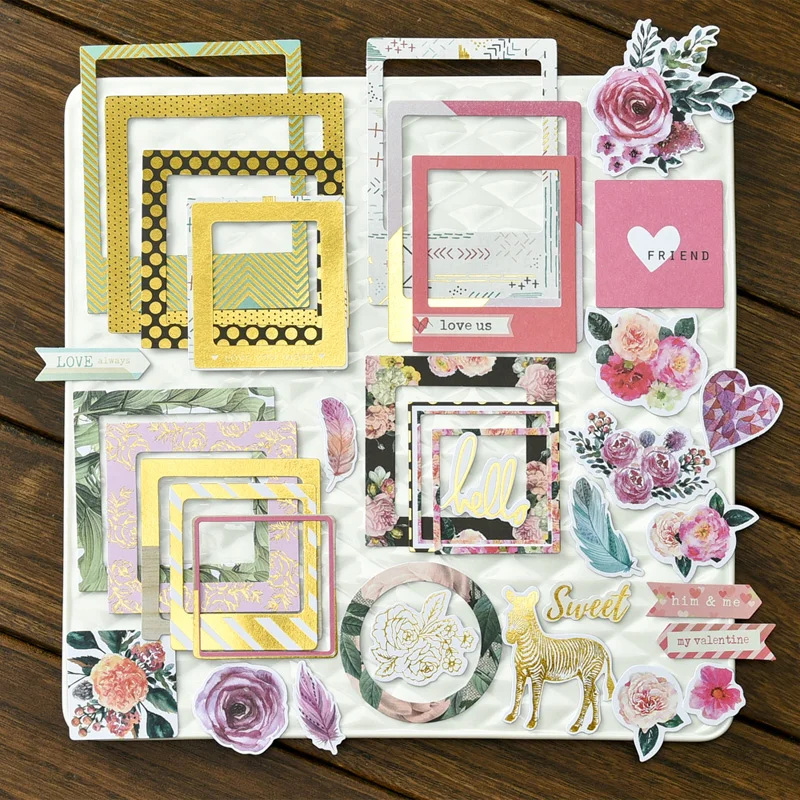 

32pcs horse Colorful Cardstock Die Cuts for Scrapbooking Happy Planner/Card Making/Journaling Project