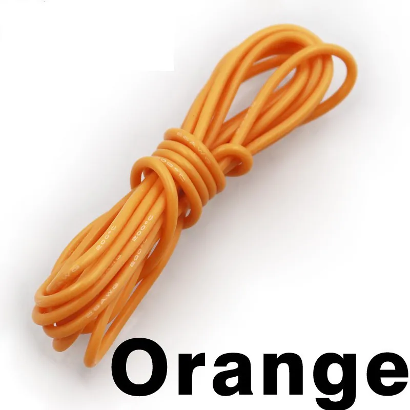 

5m/lot 16.4ft 30 AWG Flexible Silicone Wire RC Cable11/0.08TS Outer Diameter1.2mm Electronic Wire Conductor DIY Electrical Wires