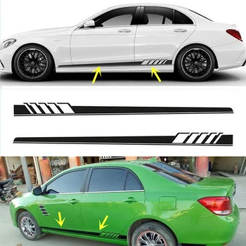 

Bubbles Designs Decal Sticker Vinyl Side Racing Stripes Universal No Fading Car Sticker M8617