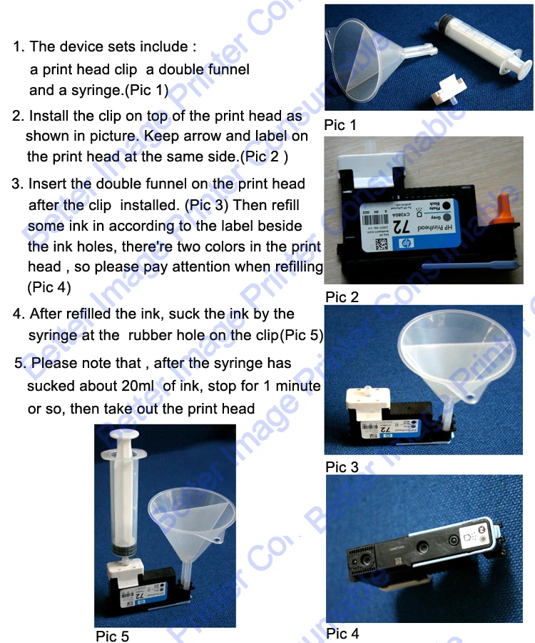 

XIMO For hp91 printhead ink suction tool /maintenance ink tools for HP Z6100 Z6200