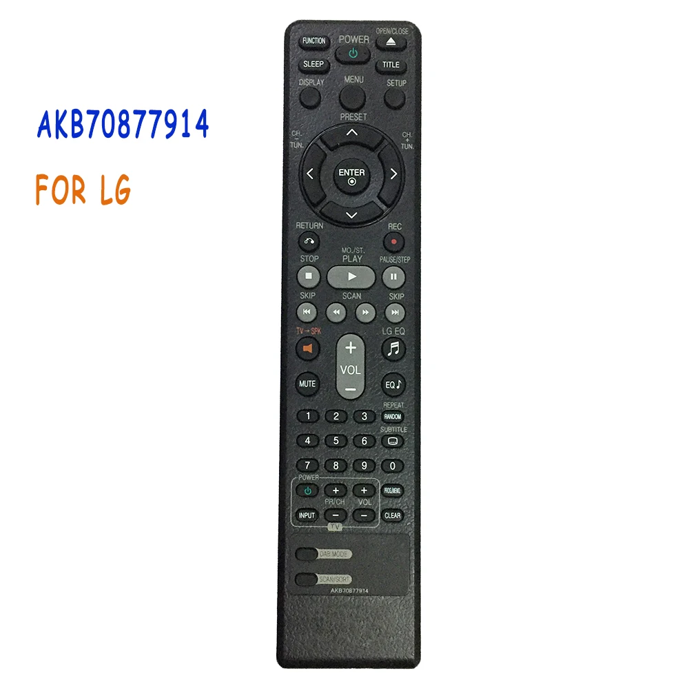 Новый оригинальный пульт дистанционного управления AKB70877914 для LG TV DVD/CD домашнего