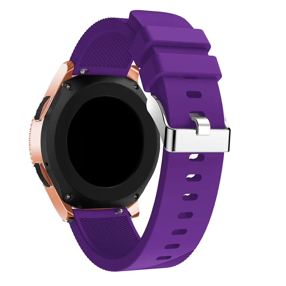 Новинка, мягкий силиконовый ремешок для часов, сменный ремешок для samsung Galaxy Watch, 42 мм, SM-R810, ремешок на запястье, умные часы, браслет, браслет