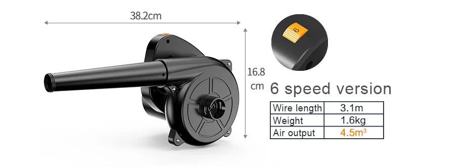 4 стиль 1000W 220V 6-Скорость высокая эффективность Электрический воздушный воздуходувка пылесос продувания пыльной бури сборный компьютер очиститель пыли