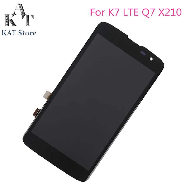 Сменный ЖК-экран KAT для LG K7 K330 MS330 LTE Q7 X210 ЖК-дисплей сенсорный экран с рамкой