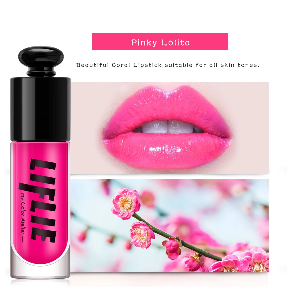PF79 6 Colors Lip Gloss Makeup Lip Stain Long Lasting Moisturizer Lip Tint Lipgloss Full Professional Makeup
