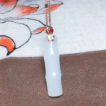 

18k gold and Tian Baiyu pendanth01#