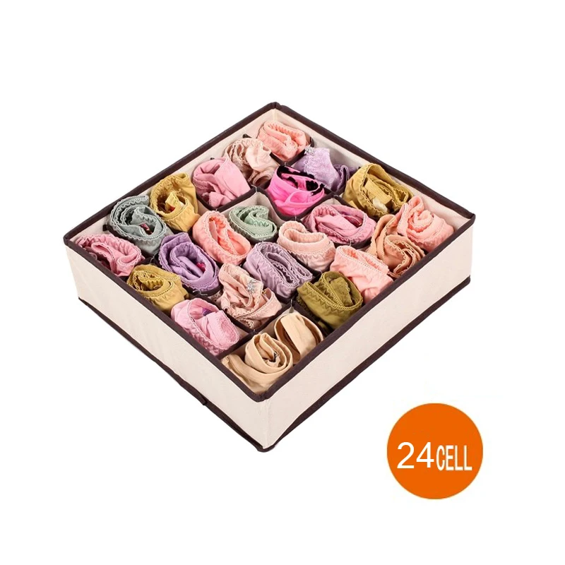 Foldable Non-Woven Storage Boxes Set Ties Bra Socks Draw Divider Container For Underwear Organizer Home Storage Box Foldable Non-Woven Storage Boxes Set Ties Bra Socks Draw Divider Container For Underwear Organizer Home Storage Box