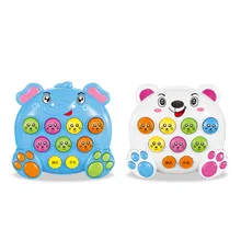 Дети раннего образования хит хомяк игра игрушка Музыкальные ноты детские пластиковые музыкальные животные игрушки забавные игры игрушки для малышей, детей подарок