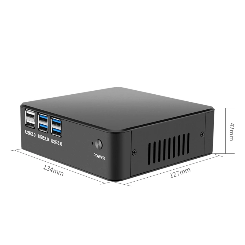 Мини-ПК Intel i7 4610Y i5 4210Y i3 4010Y HTPC, настольный микрокопьютер HDMI VGA 6xusb 300 м Wi-Fi Gigabit Ethernet Windows/Linux