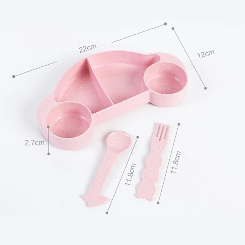 New Children Baby Plate Bamboo Tableware Set Cartoon Car Kids Baby Dishes for Feeding Baby Eat Food Sub-grid Bowl Children Plate New Children Baby Plate Bamboo Tableware Set Cartoon Car Kids Baby Dishes for Feeding Baby Eat Food Sub-grid Bowl Children Plate