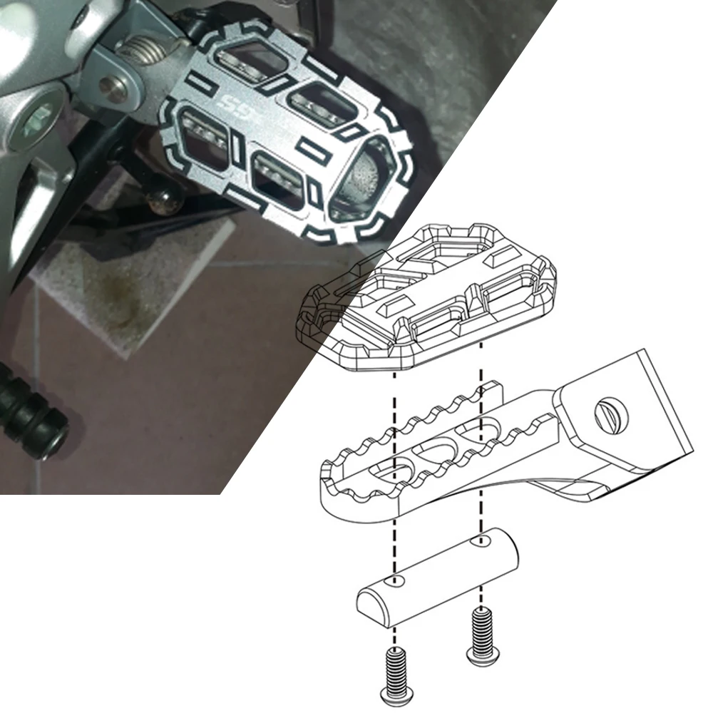 Для BMW G310GS G310 GS G 310 2017 2019 заготовка мотоцикла MX широкие подножки для ног подставки