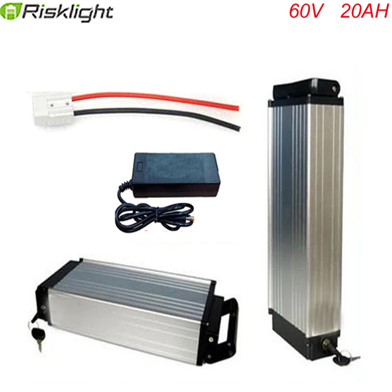 ebike lithium battery 60v 20ah lithium ion font b bicycle b font 60v 2000w electric scooter