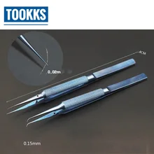 Профессиональный пинцет из титанового сплава 0,15 мм с закругленными краями, точный выбор отпечатков пальцев, пинцет с прямым изгибом для ремонта iPhone