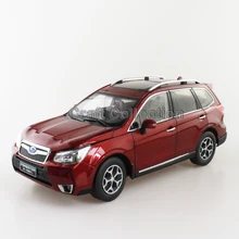 New Red 1/18 FORESTER 2015 Die-Cast Model Car Miniature Model SUV Off Road Vehicle Out of Print Model