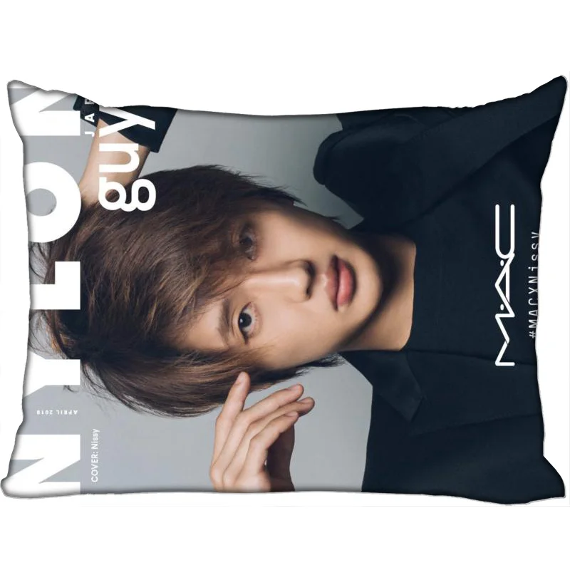 

shuanqian Custom Kamen Nissy Pillowcase 45x35cm(One Side) Rectangle Zipper Print Throw Pillowcase Cover Home Decorative