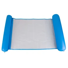Крутая Большая складная надувная плавающая кровать с сеткой для бассейна, отдыха и путешествий