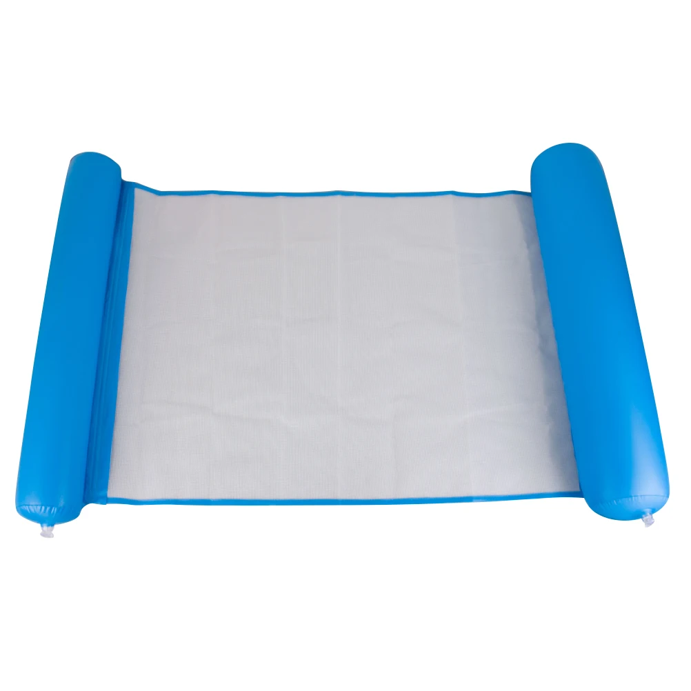 buy Cool Large Mesh Foldable Inflatable Floating Bed Water Bed for Swimming Pool Holiday Travel