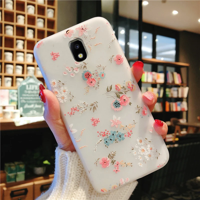 Coque,cover,case,for Samsung Galaxy J5 Pro 2017 J530 Protective Soft Luxury Silicon 3d Cute Original Phone Back Girl Flower Etui - Mobile Phone Cases & - AliExpress
