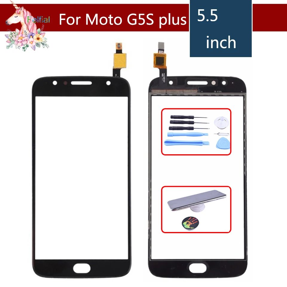 

ORIGINAL Touchscreen For Motorola Moto G5S Plus XT1802 XT1803 XT1805 XT1086 Touch Screen Digitizer Front Glass Panel Sensor